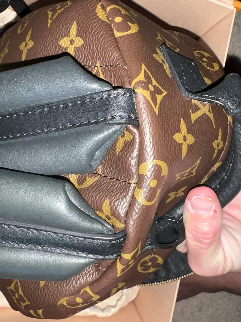 Louis Vuitton Orange and White Branded Box with Price Tag